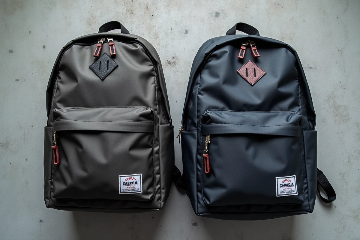 Comparaison côte à côte d'un vrai sac Cabaia et d'une contrefaçon pour identifier les différences visuelles